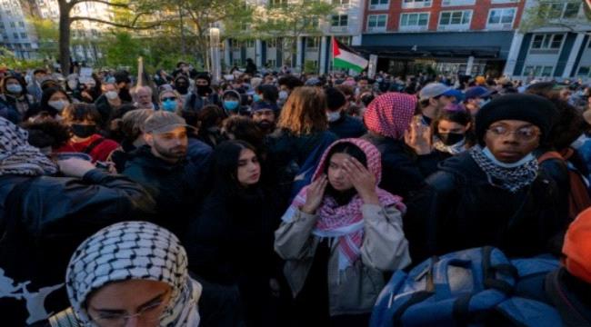 استمرار الاحتجاجات المؤيدة للفلسطينيين في الجامعات الأميركية ...